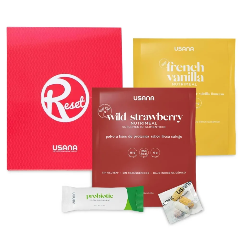 Reset Kit Fresa Vainilla USANA por Mejor a Cada Paso